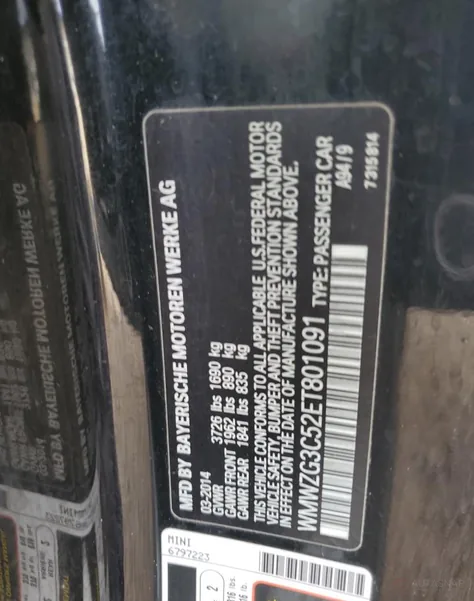 WMWZG3C52ET801091